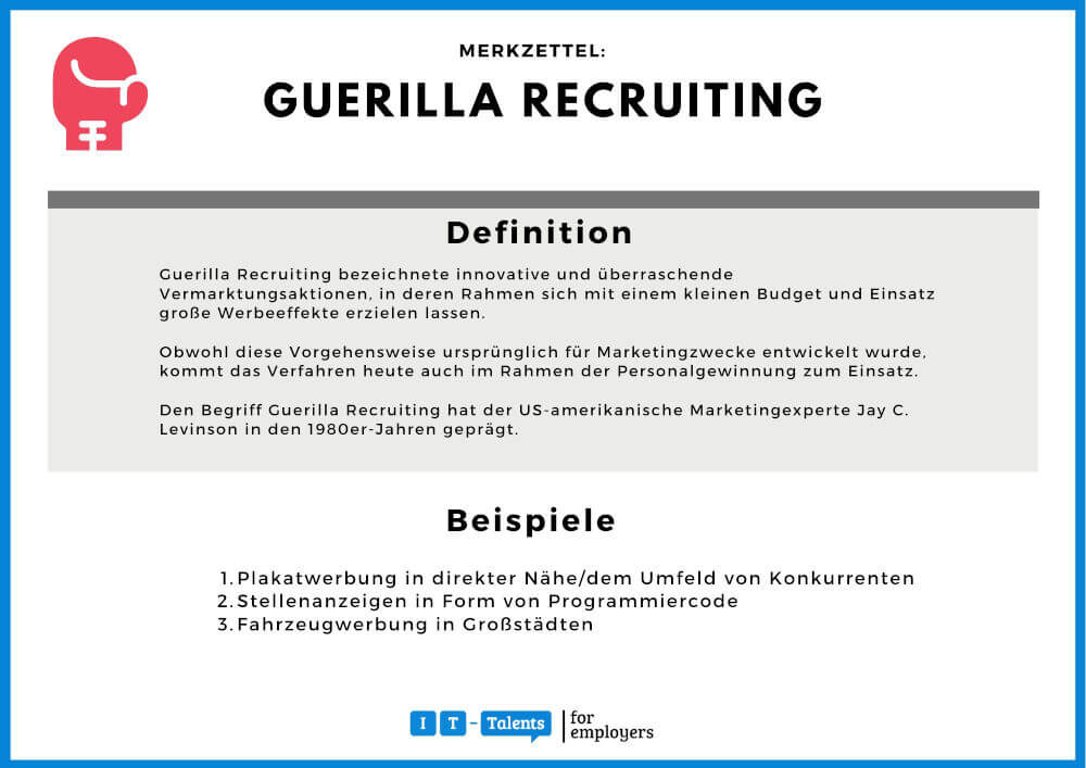 Guerilla Recruiting