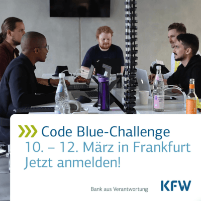 KFW Hackathon Code Blue Challenge 2023 IT-Talents.de